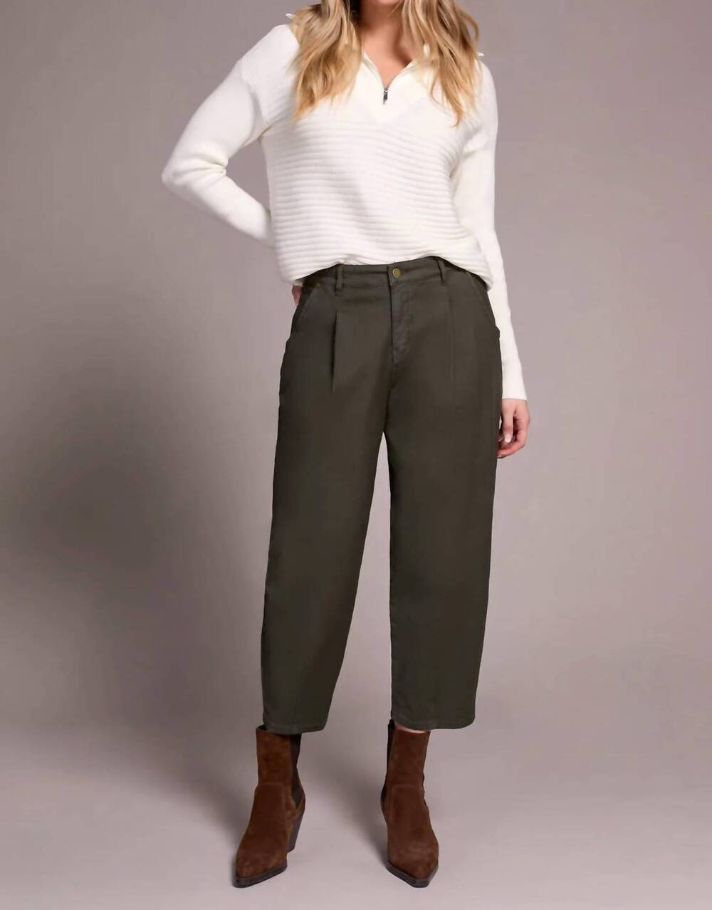 NEW TRIBAL audrey girlfriend barrel jean in spruce